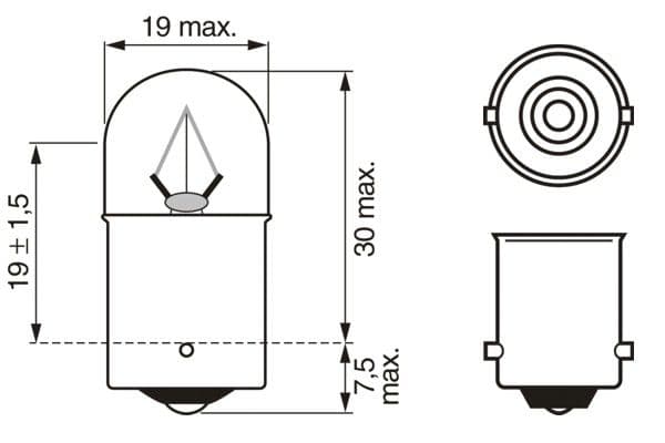 Bosch R10W Ampul, Basic Truck küçük görsel 7