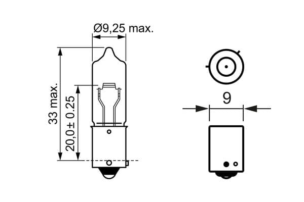 Bosch H21W Ampul, Pure Light küçük görsel 6