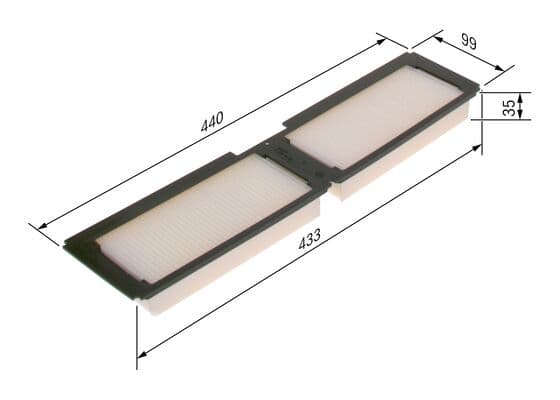 Bosch Filtre Sistemleri Filtre, iç kısım küçük görsel 5