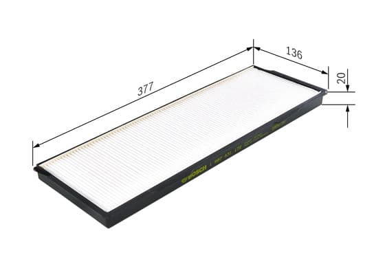 Bosch M 1172 Filtre, iç kısım 1