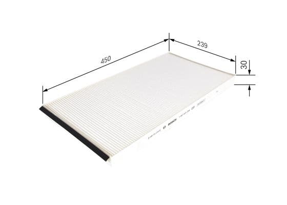 Bosch M 1204 Filtre, iç kısım 1