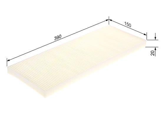 Bosch M 1220 Filtre, iç kısım 1