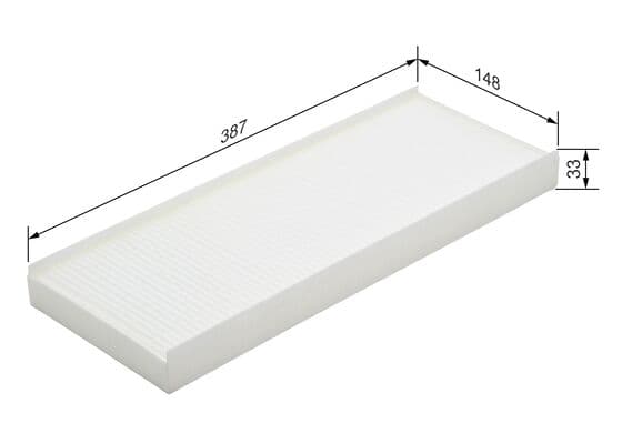 Bosch M 2017 Filtre, iç kısım küçük görsel 5