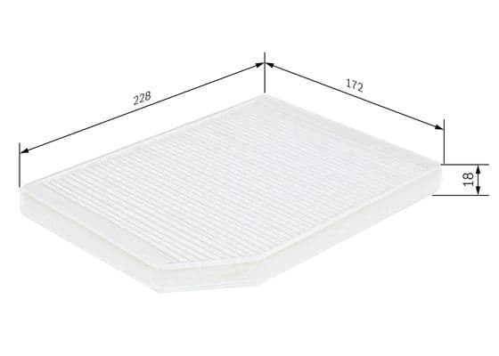 Bosch M 2027 Filtre, iç kısım 1