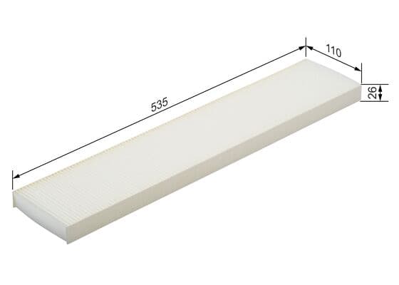 Bosch M 2028 Filtre, iç kısım küçük görsel 5