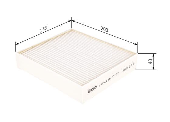 Bosch Filtre Sistemleri Filtre, iç kısım küçük görsel 5