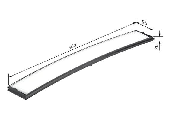 Bosch M 2036 Filtre, iç kısım küçük görsel 5
