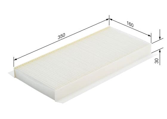 Bosch M 2045 Filtre, iç kısım küçük görsel 5