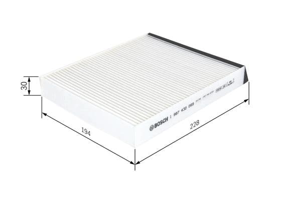 Bosch M 2069 Filtre, iç kısım 1