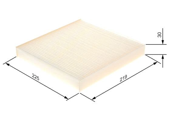 Bosch M 2083 Filtre, iç kısım 1