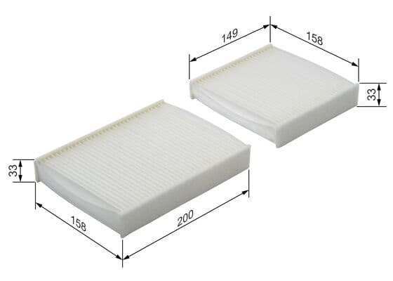 Bosch M 2136 Filtre, iç kısım küçük görsel 5