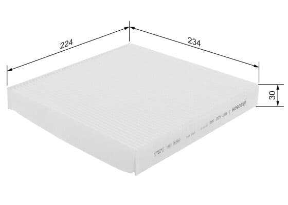 Bosch M 2166 Filtre, iç kısım küçük görsel 5