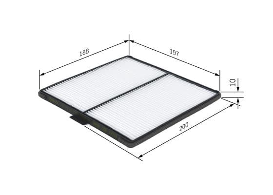 Bosch M 2171 Filtre, iç kısım 1