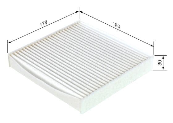 Bosch M 2173 Filtre, iç kısım küçük görsel 5