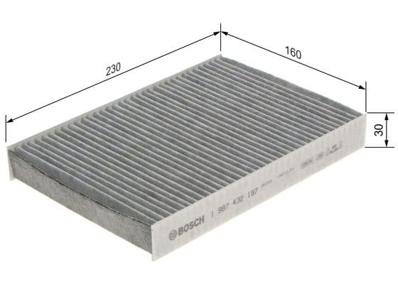 Bosch Filtre Sistemleri İç mekan aktif karbon filtresi 1