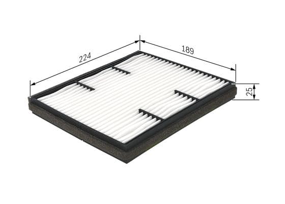 Bosch M 2223 Filtre, iç kısım 1