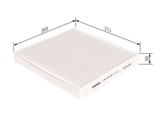 Bosch M 2234 Filtre, iç kısım küçük görsel 5