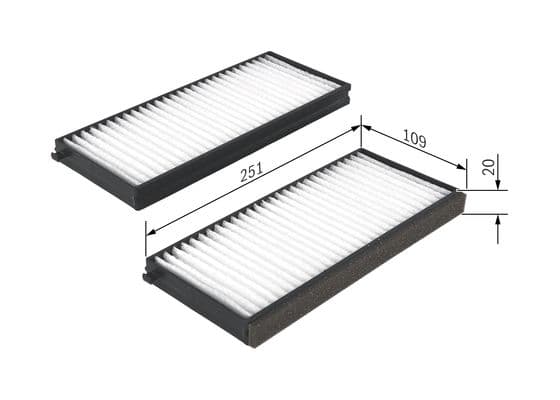 Bosch M 2260 Filtre, iç kısım 1