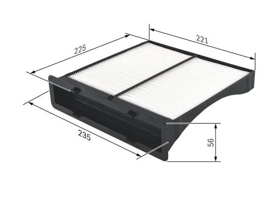 Bosch M 2262 Filtre, iç kısım 1