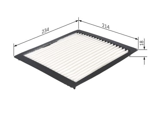 Bosch M 2263 Filtre, iç kısım 1