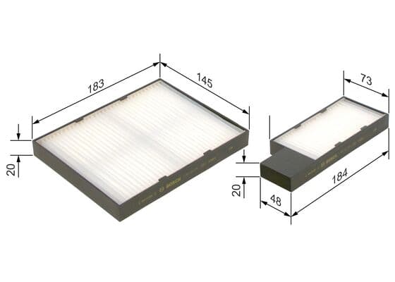 Bosch M 2276 Filtre, iç kısım küçük görsel 5