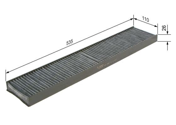 Bosch R 2328 İç mekan aktif karbon filtresi 1