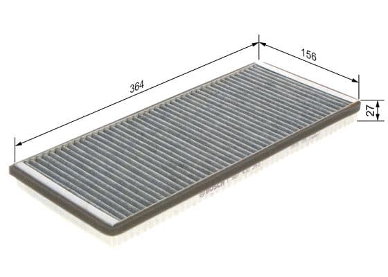 Bosch Filtre Sistemleri İç mekan aktif karbon filtresi 1