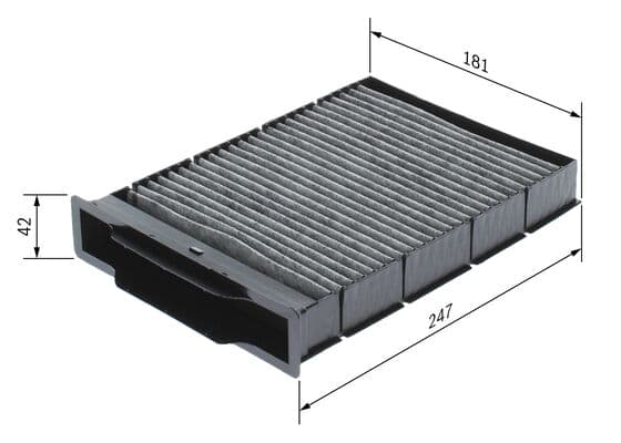 Bosch Filtre Sistemleri İç mekan aktif karbon filtresi küçük görsel 5