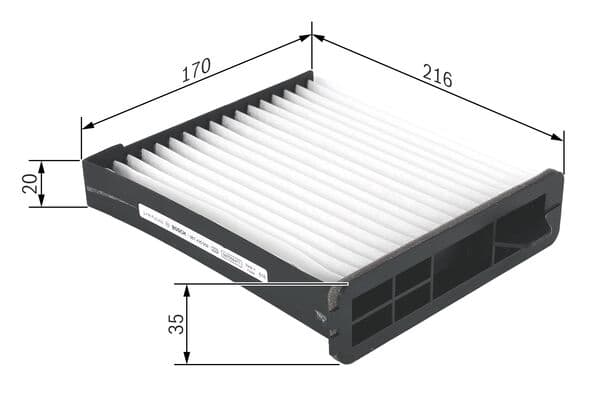 Bosch Filtre Sistemleri Filtre, iç kısım küçük görsel 5