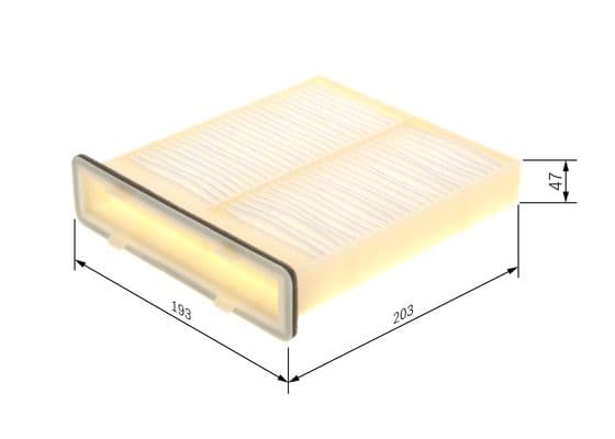 Bosch M 5037 Filtre, iç kısım 1