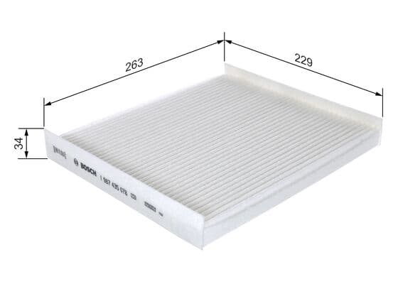 Bosch M 5078 Filtre, iç kısım küçük görsel 5