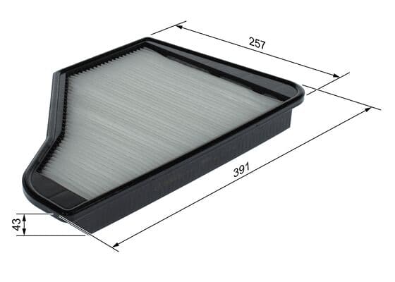 Bosch M 5116 Filtre, iç kısım küçük görsel 5