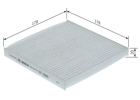 Bosch M 5154 Filtre, iç kısım küçük görsel 5