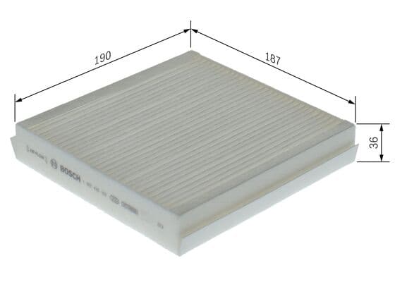 Bosch M 5163 Filtre, iç kısım küçük görsel 5