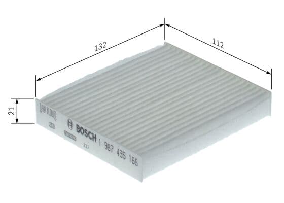 Bosch M 5166 Filtre, iç kısım küçük görsel 5