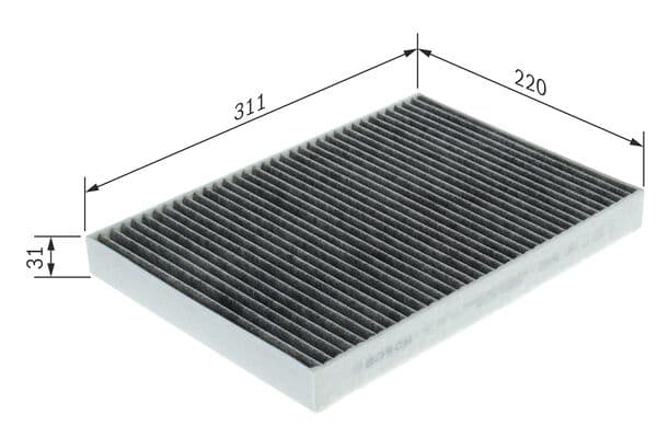 Bosch R 5560 İç mekan aktif karbon filtresi 1