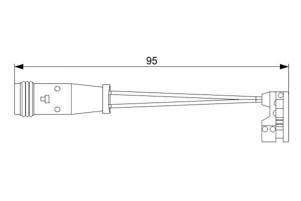 Bosch AP807 Uyarı kontağı balata aşınması küçük görsel 5