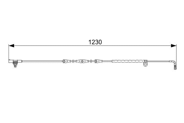 Bosch AP815 Balata aşınması uyarı kontağı, ön küçük görsel 5