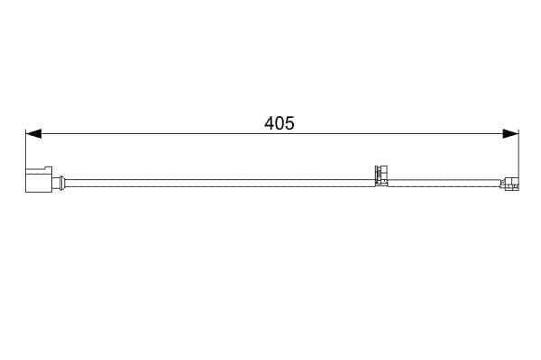 Bosch AP818 Balata aşınması uyarı kontağı, ön küçük görsel 5