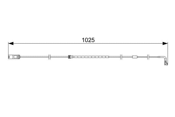 Bosch AP819 Arka balata aşınması ikaz kontağı küçük görsel 5