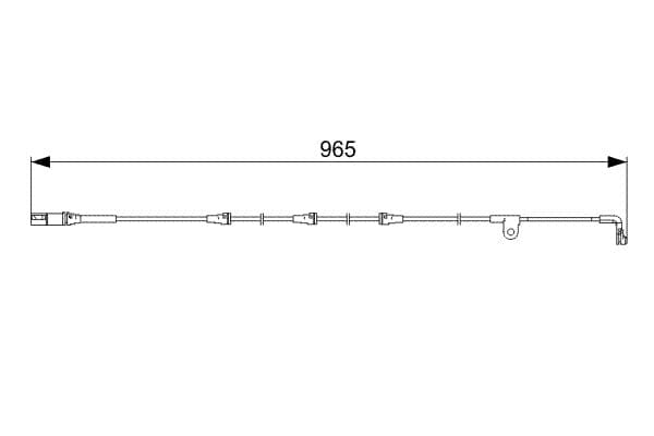 Bosch AP820 Balata aşınması uyarı kontağı, ön küçük görsel 5