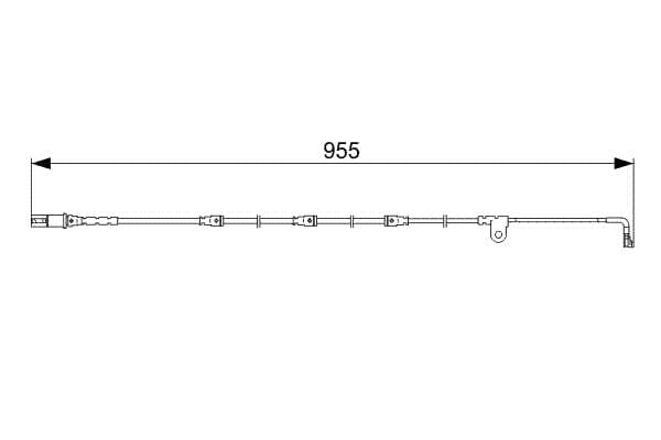 Bosch AP821 Balata aşınması uyarı kontağı, ön küçük görsel 5
