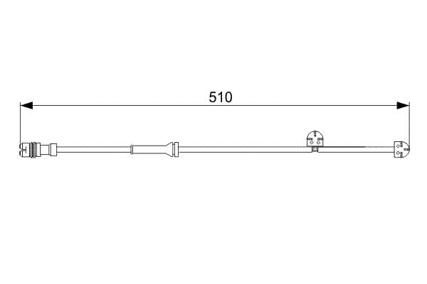 Bosch AP822 Arka balata aşınması ikaz kontağı küçük görsel 5