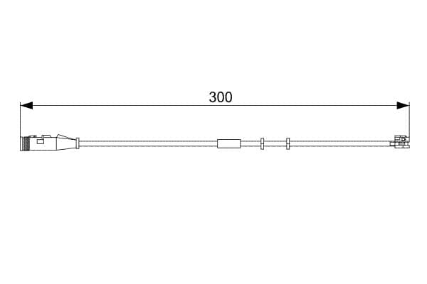 Bosch AP826 Balata aşınması uyarı kontağı, ön küçük görsel 5