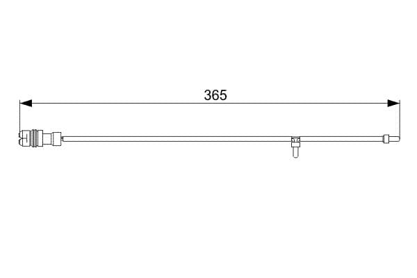 Bosch AP312 Balata aşınması uyarı kontağı, ön küçük görsel 5
