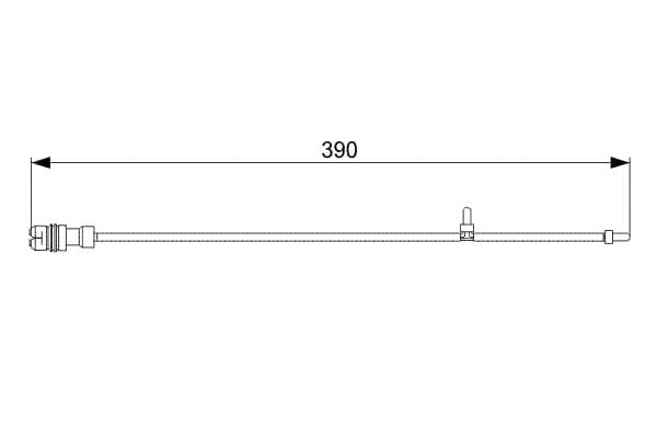 Bosch AP313 Balata aşınması uyarı kontağı, ön 1