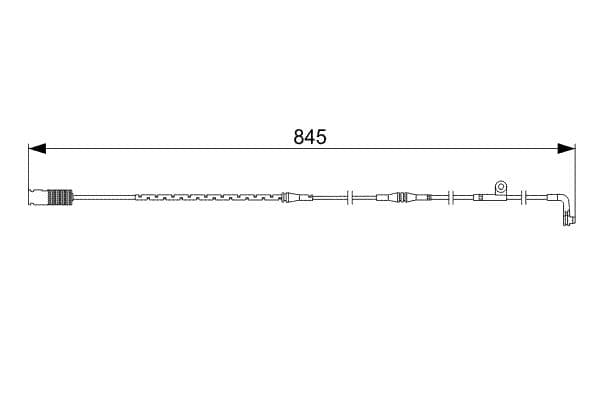Bosch AP316 Arka balata aşınması ikaz kontağı küçük görsel 5