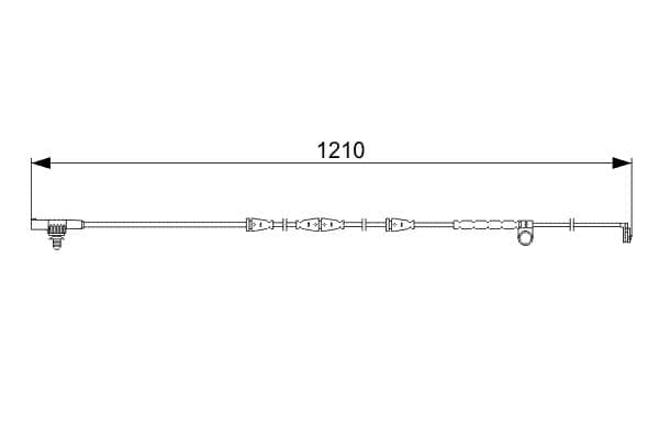 Bosch AP326 Balata aşınması uyarı kontağı, ön 1