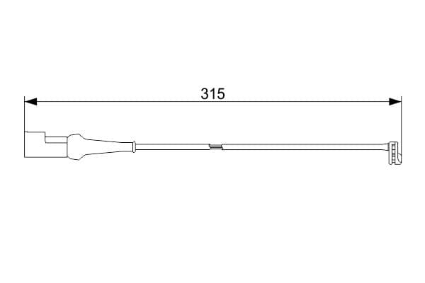 Bosch AP1039 Uyarı kontağı balata aşınması küçük görsel 5