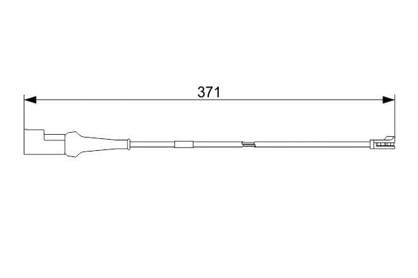 Bosch AP1043 Arka balata aşınması ikaz kontağı küçük görsel 5